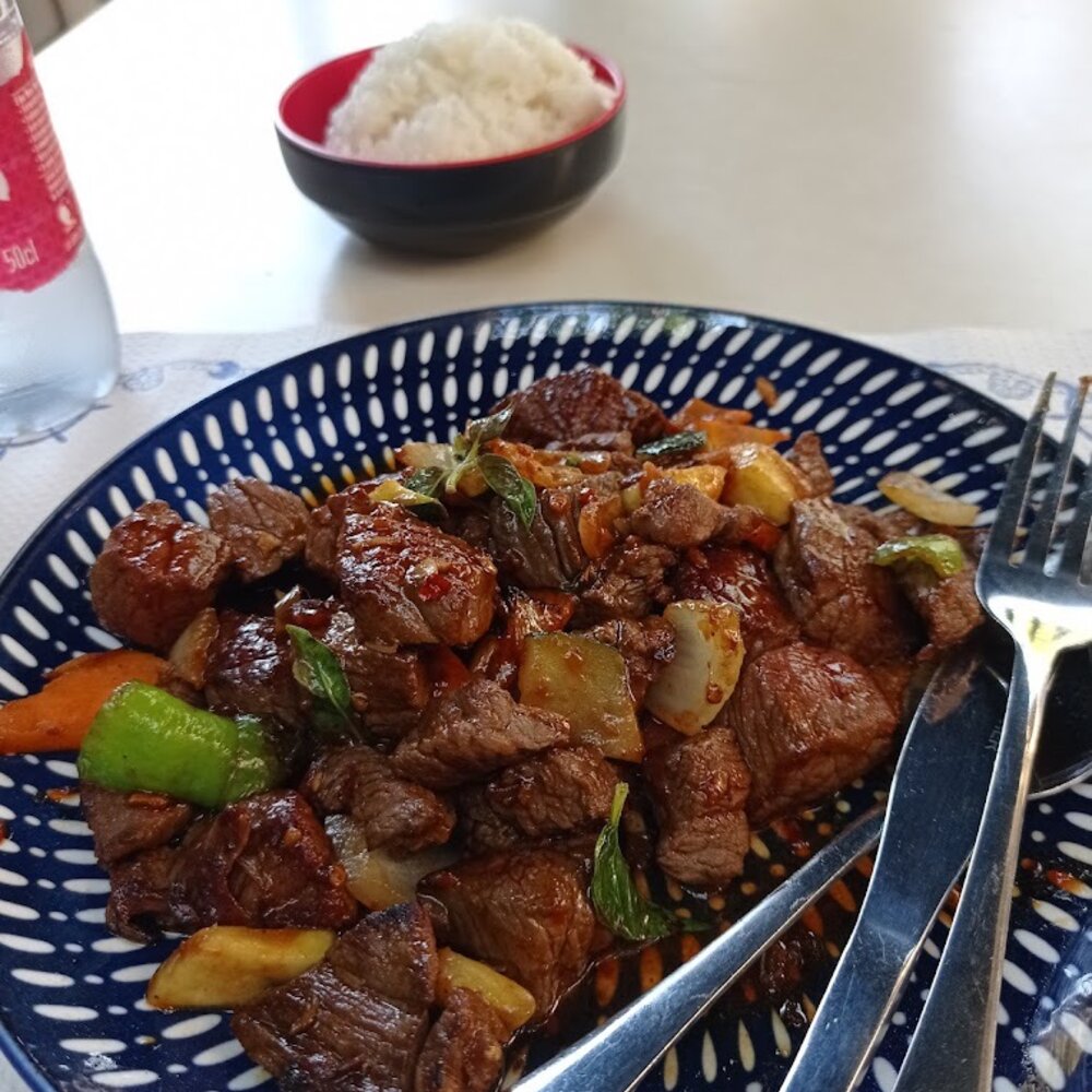 Iberico Thai dish