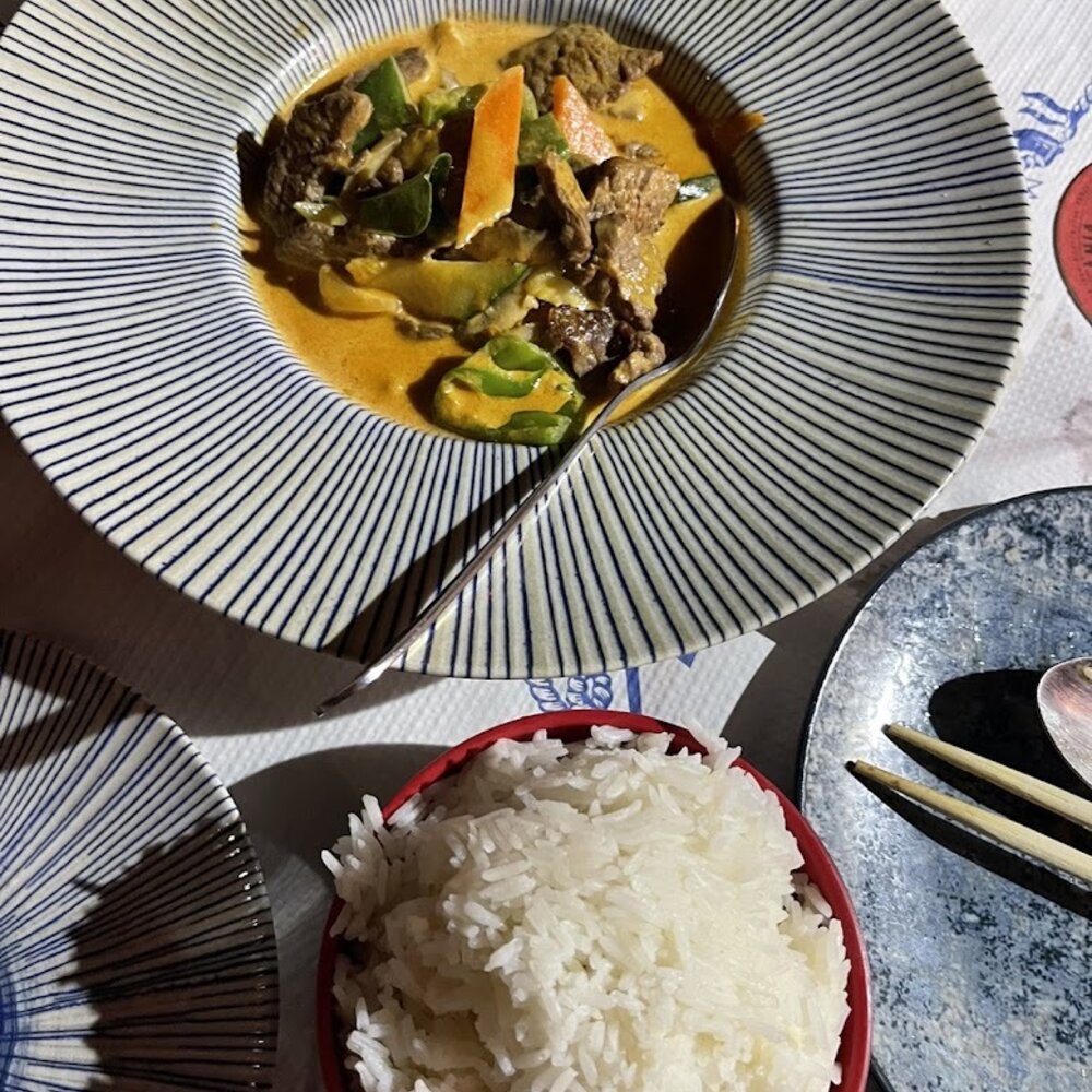 Iberico Thai dish